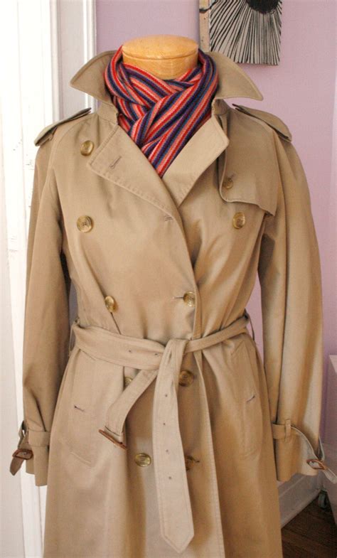 ebay burberry trench coat sale|vintage burberry ladies trench coat.